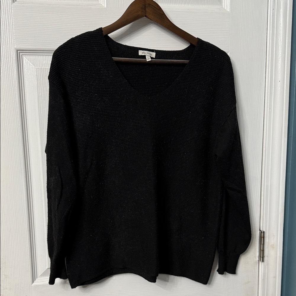 Classic Black V-Neck Sweater
